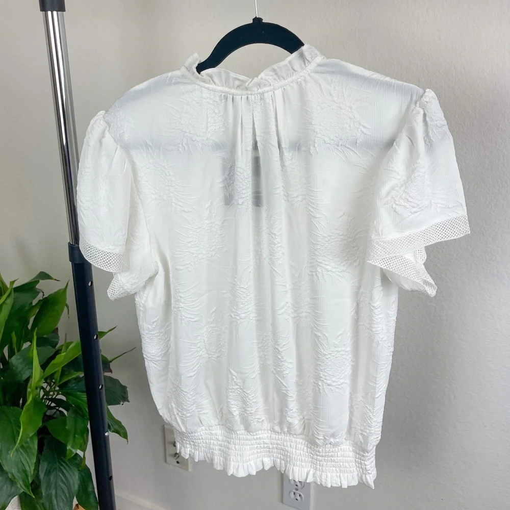 MARC NEW YORK | Beautiful Hem Blouse | Antique White - Picture 4 of 7